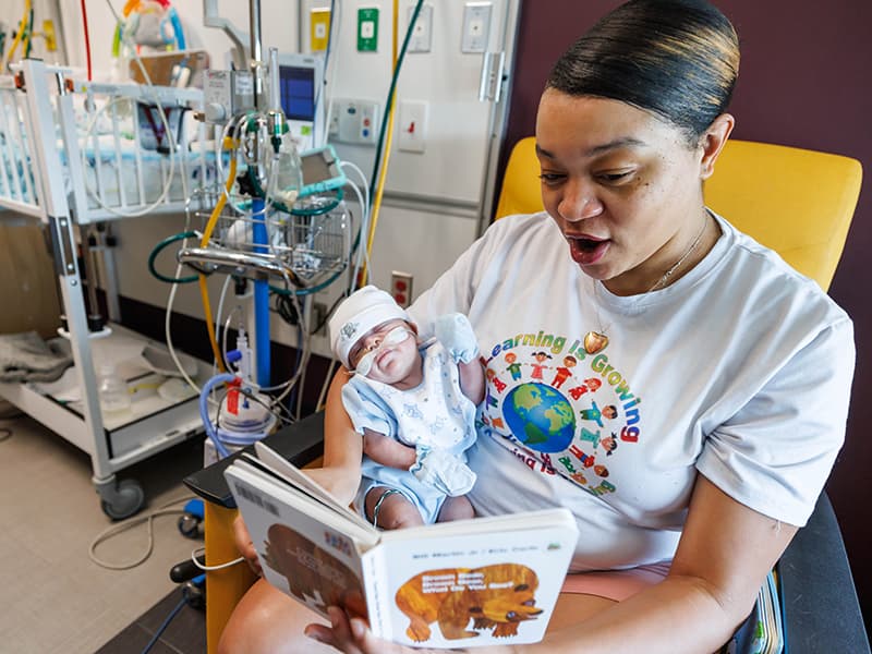 Read-a-thon looks to boost development of babies in neonatal intensive care